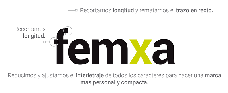 Construcción logo Femxa