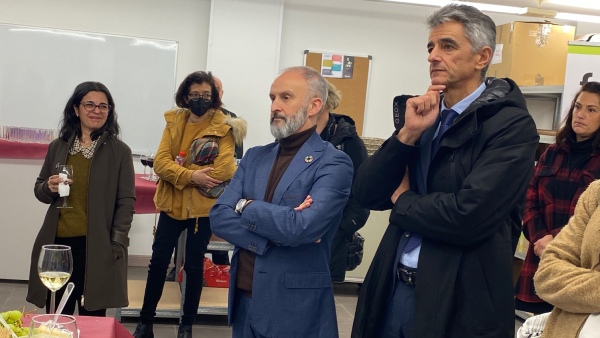 Asistentes a la inauguración del nuevo centro de formación para el empleo de femxa en Cantabria