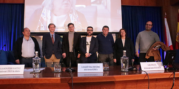 Ponentes de la jornada sobre certificados profesionales del Instituto Politécnico Marítimo Pesquero del Atlántico