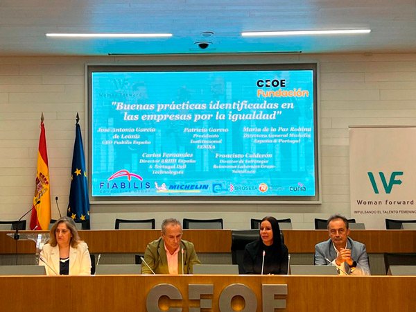 Mesa redonda celebrada en CEOE con motivo de la entrega de premios del ranking de empresas por la igualdad