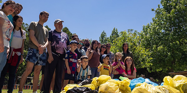 grupo tras la recogida