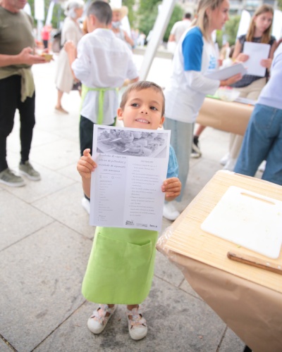 Taller de cocina infantil ligado al pescado y el mar, durante el Vigo Sea Fest, el festival ARVI