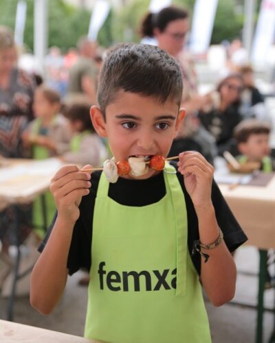 Taller de cocina infantil ligado al pescado y el mar, durante el Vigo Sea Fest, el festival ARVI