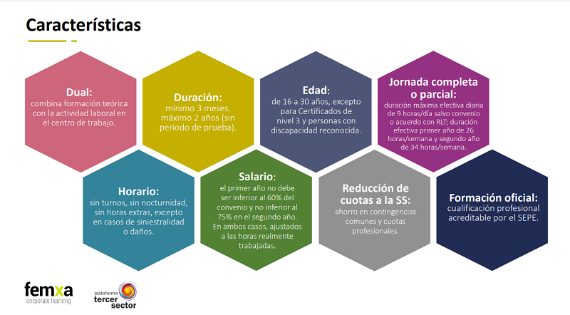 Características de la formación en alternancia