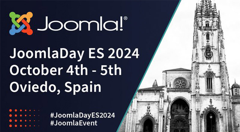 Cartel anunciador del Joomla Day a celebrar en Oviedo