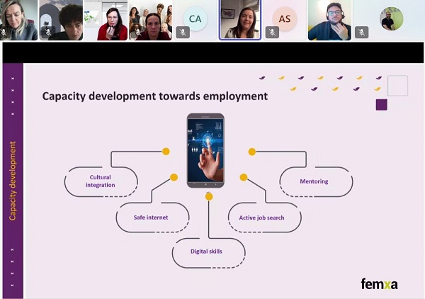 Presentación del proyecto europeo Win en el webinar sobre flujos de migración con una perspectiva de género